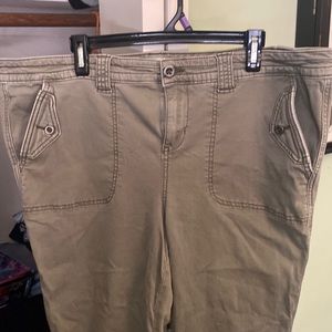 Torrid olive green cargo pants